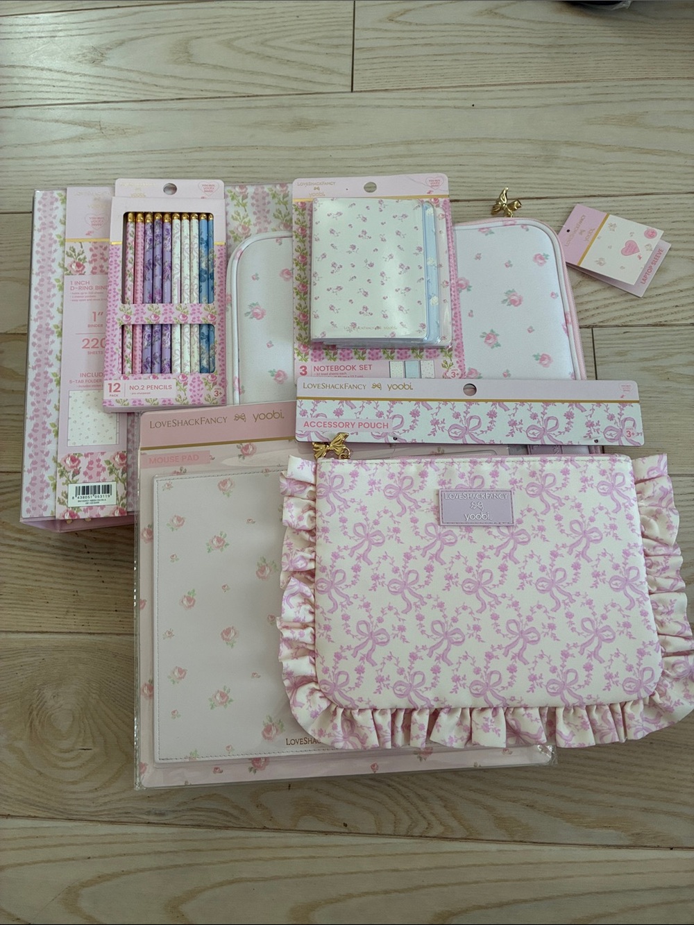 Love Shack Fancy x Target  Laptop Sleeve and Stationary Set